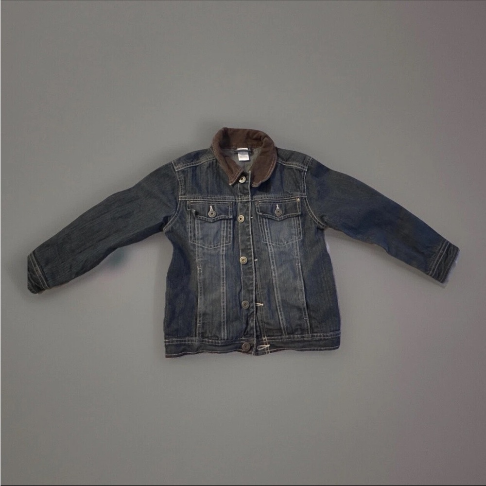 Gymboree  Size Small Boys Long Sleeve Blue Denim Cotton Jacket